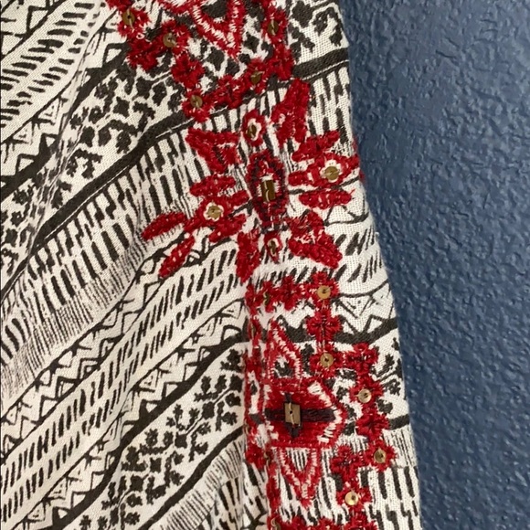 Free people boho poncho top - Picture 6 of 6